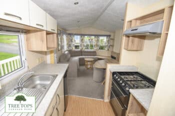 Willerby Rio Gold 3 bedroom caravan for sale at Tree Tops Caravan Park in North Wales