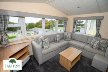 Europa Cypress 2 bedroom caravan for sale at Tree Tops Caravan Park in North Wales