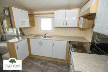 Europa Cypress 2 bedroom caravan for sale at Tree Tops Caravan Park in North Wales