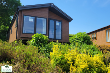 Willerby Portland 2 bedroom lodge for sale at Tree Tops Caravan Park in North Wales