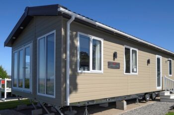 Pemberton Arrondale Lodge at Tree Tops Caravan Park in North Wales