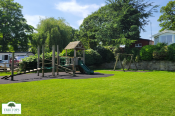 Play Area at Tree Tops Caravan Park in North Wales