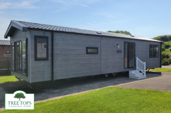 Swift Moselle 2 bedroom caravan with views for sale at Tree Tops Caravan Park in North Wales