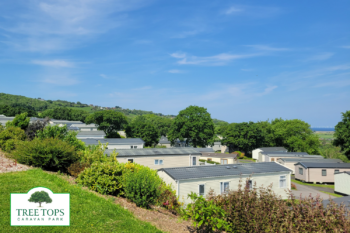 Swift Moselle 2 bedroom caravan with views for sale at Tree Tops Caravan Park in North Wales