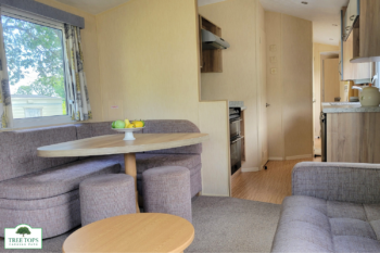 Willerby Rio Gold 3 bedroom caravan for sale at Tree Tops Caravan Park in North Wales