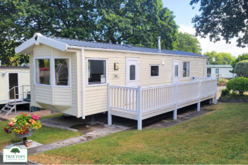 Willerby Rio Gold 3 bedroom caravan for sale at Tree Tops Caravan Park in North Wales