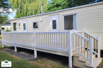 Willerby Rio Gold 3 bedroom caravan for sale at Tree Tops Caravan Park in North Wales