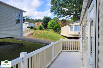 Willerby Rio Gold 3 bedroom caravan for sale at Tree Tops Caravan Park in North Wales