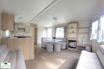 Willerby Rio Gold 2 bedroom caravan for sale at Tree Tops Caravan Park in North Wales