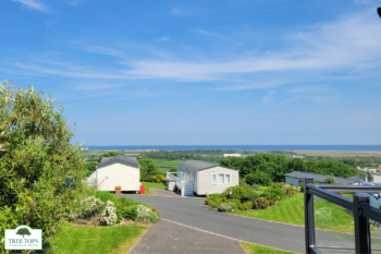 Sunseeker Sensation 3 bedroom lodge with views for sale at Tree Tops Caravan Park in North Wales