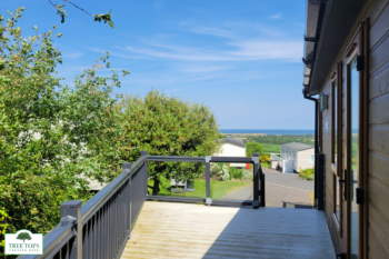Sunseeker Sensation 3 bedroom lodge with views for sale at Tree Tops Caravan Park in North Wales