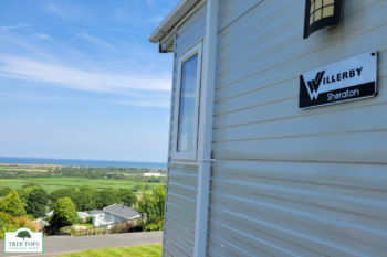 Willerby Sheraton 2 bedroom caravan with views for sale at Tree Tops Caravan Park in North Wales with views