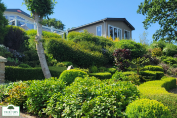 Pemberton Arrondale 2 bedroom caravan with views for sale at Tree Tops Caravan Park in North Wales with views