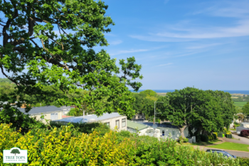 Pemberton Arrondale 2 bedroom caravan with views for sale at Tree Tops Caravan Park in North Wales with views