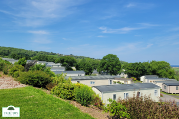 Swift Moselle 2 bedroom caravan with views for sale at Tree Tops Caravan Park in North Wales