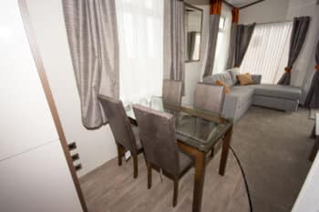 Pemberton Arron Lodge at Tree Tops Caravan Park in North Wales