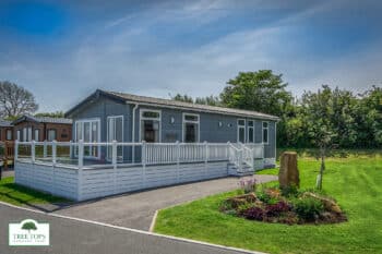 Pemberton Arron Lodge at Tree Tops Caravan Park in North Wales