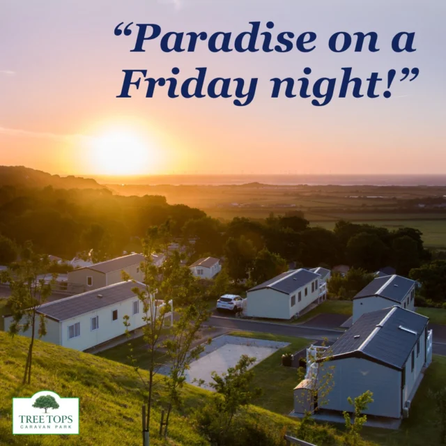 "Paradise on a Friday night." 😍That's how one of our lovely 'Tree Toppers' described 🌳Tree Tops Caravan Park!The only thing we'd add is that it's true of any day of the week!Whether you stay at your holiday caravan at the weekends and holidays, or you're free to visit whenever you like, it's pretty close to paradise whichever day you arrive!😊Grab your own piece of paradise with your very own holiday caravan or lodge at Tree Tops!
Website 🔗 link in bio @treetopscp#TreeTopsCaravanPark #ParadiseAwaits #CaravanHoliday #NorthWalesCaravanPark #YourOwnPieceOfParadise